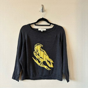C.Z Falconer-Falcon Wool & Cashmere Blend Sweater (Size:Small)